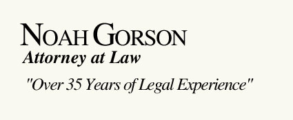 NOAH GORSON, Attorney At Law